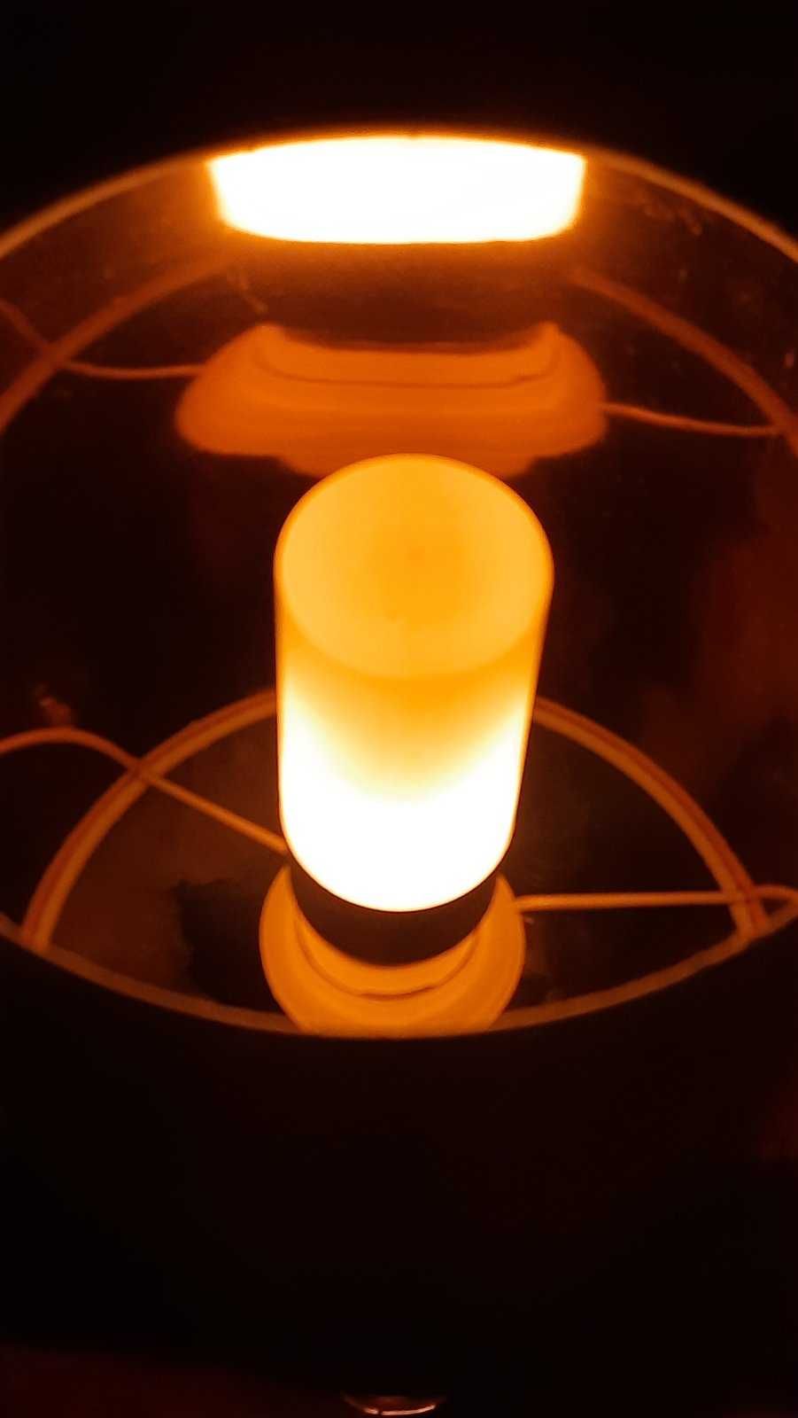 Красивая led лампа лампочка с эффектом мерцания пламени Osram E27