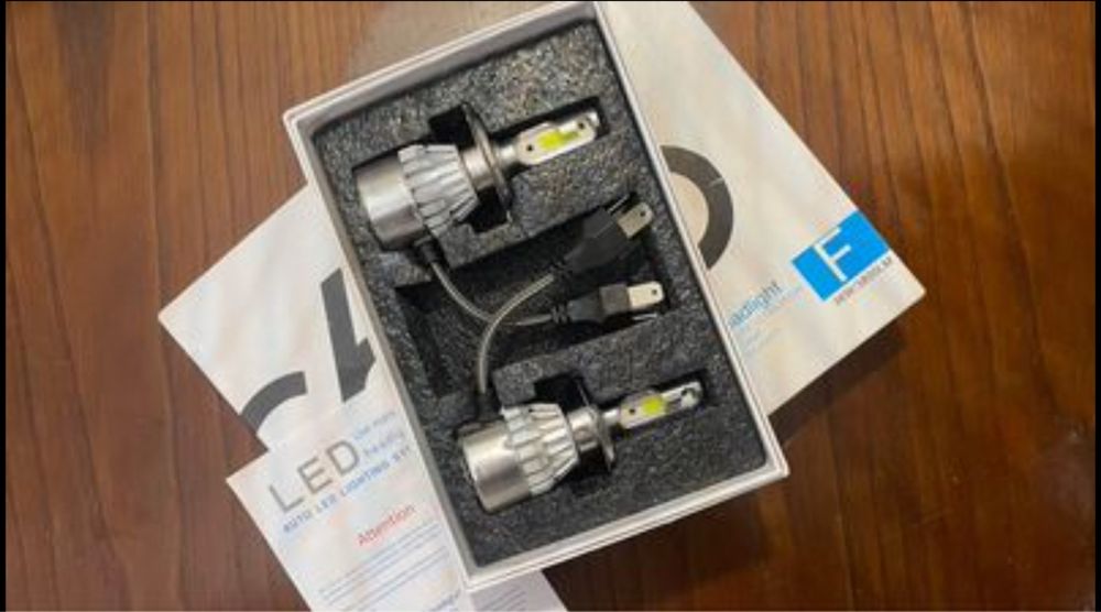 Kit 2 lâmpadas LED H4 Marca C6