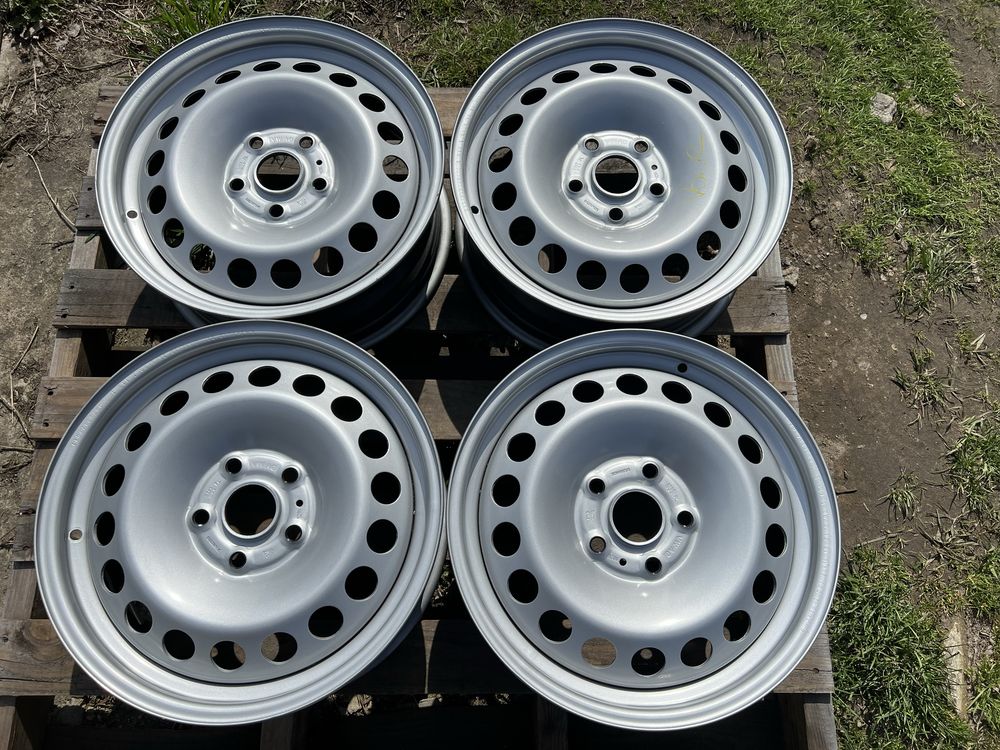 4xfelga stalowa 16” VW/SEAT/SKODA (5x112 ET48) - nowe