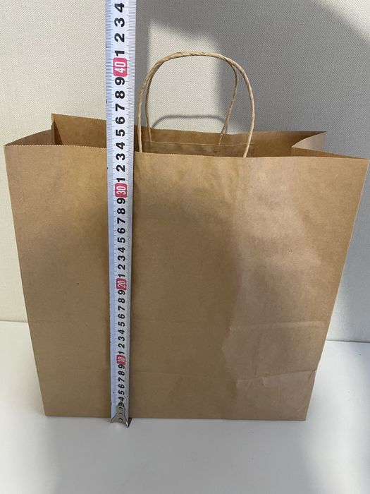 Паперові, Бумажні пакети крафт з ручками
