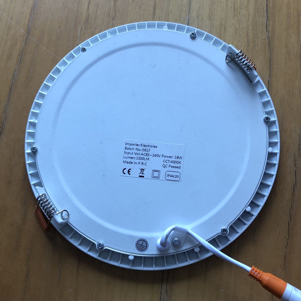 Oprawa Electrolex LED Aqua IP44 8W 4000K 1500lm downlight łazienkowa