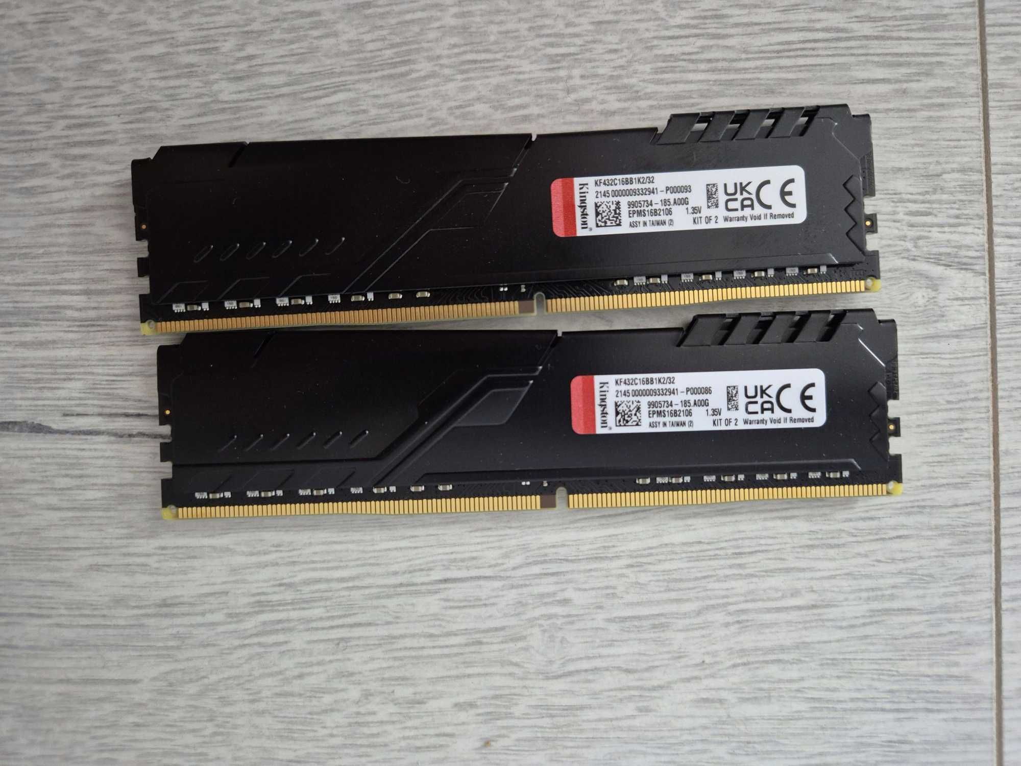 пам'ять DDR4 32GB (2x16) 3200MHz CL16 Kingston FURY (B-Die). Trade-in