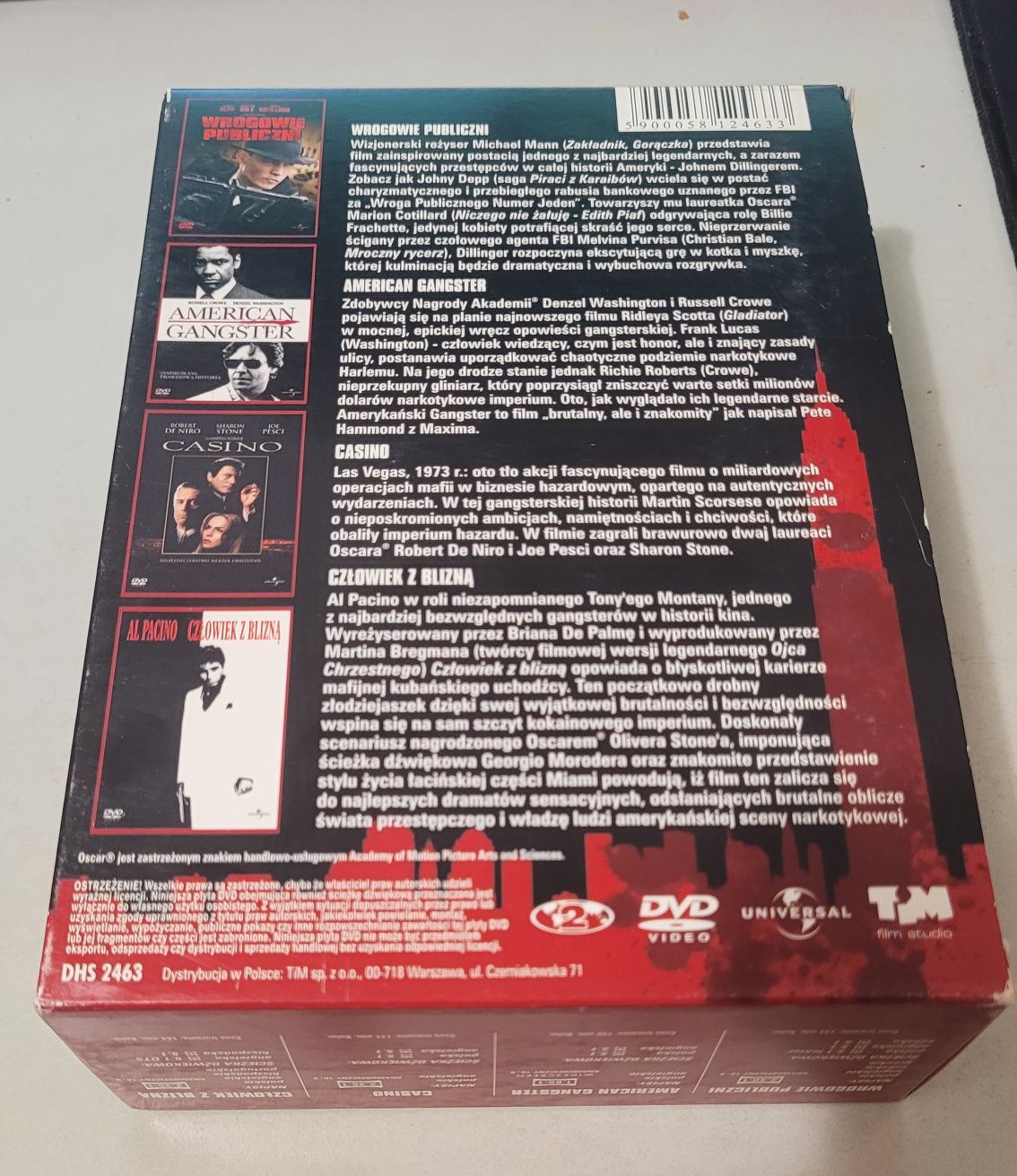 The Ultimate Gangster Filmy DVD [Człowiek z blizną...]