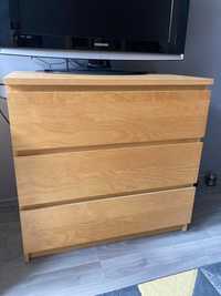 Komoda Ikea Malm okleina fornirowa klon 80 cm