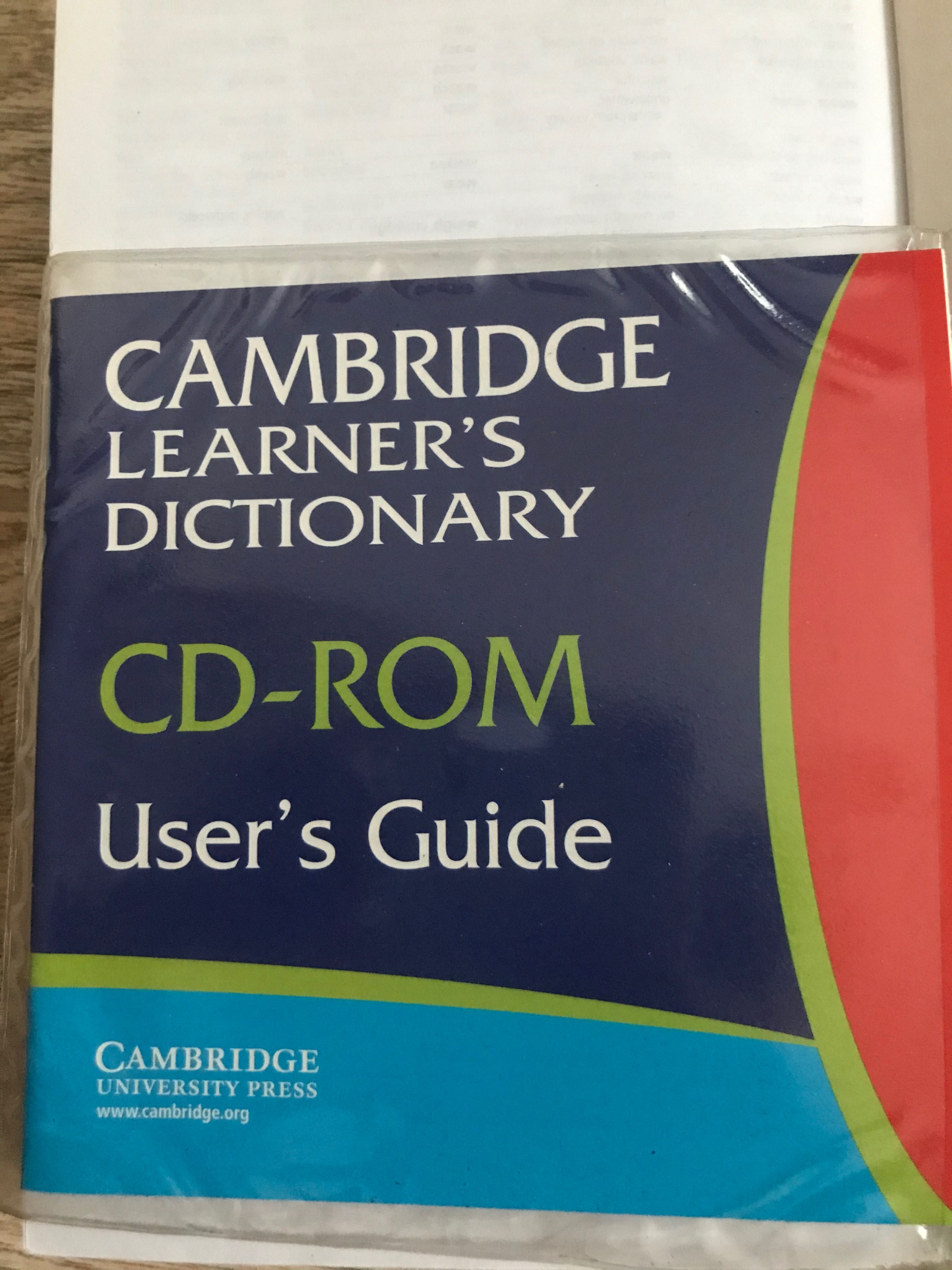 CAMBRIDGE Learner’s dictionary + CD