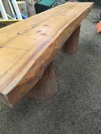 Stół drewniany biesiadny solidny