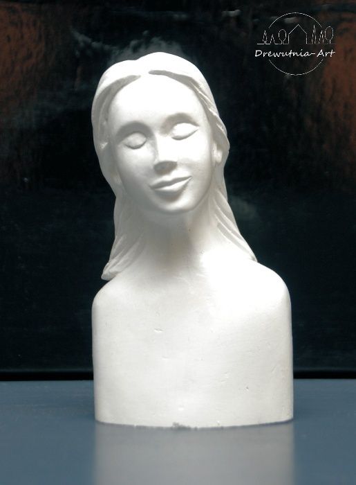 Popiersie gipsowe głowa kobiety do utwardzania utwardzanie