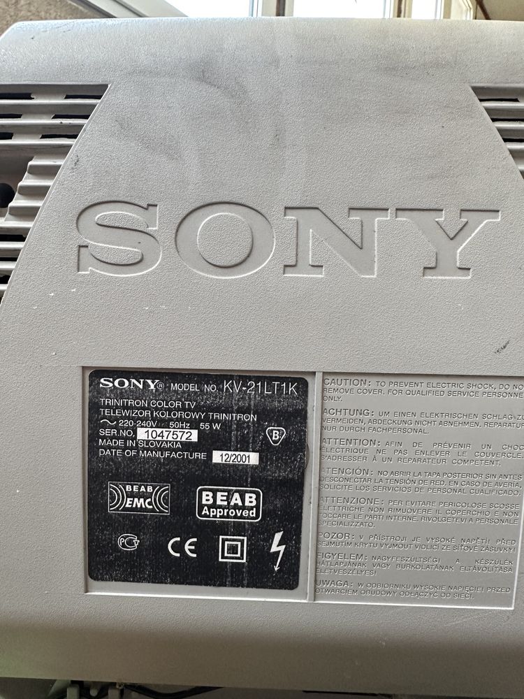 Телевізор Sony kv-21lt1k