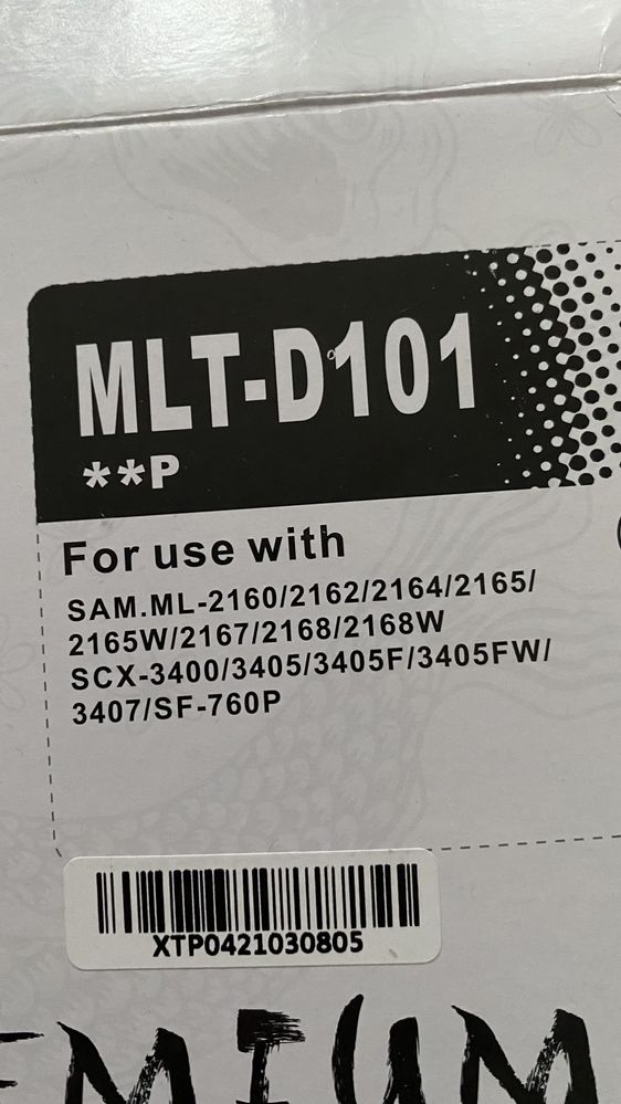 Nowy toner do drukarki samsung MLT-D101, nigdy nie uzywany