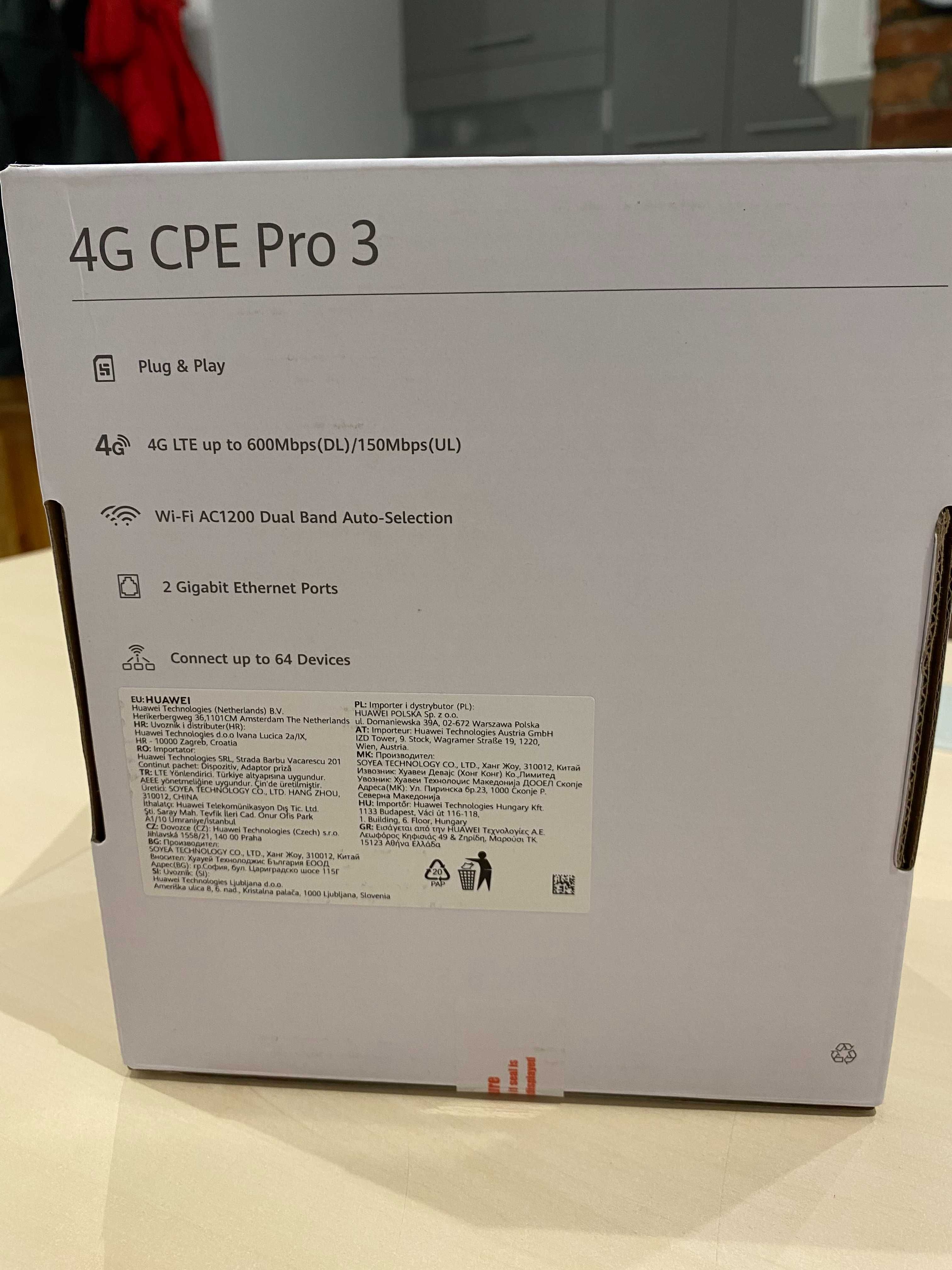 Nowy! Router 4G CPE Pro 3