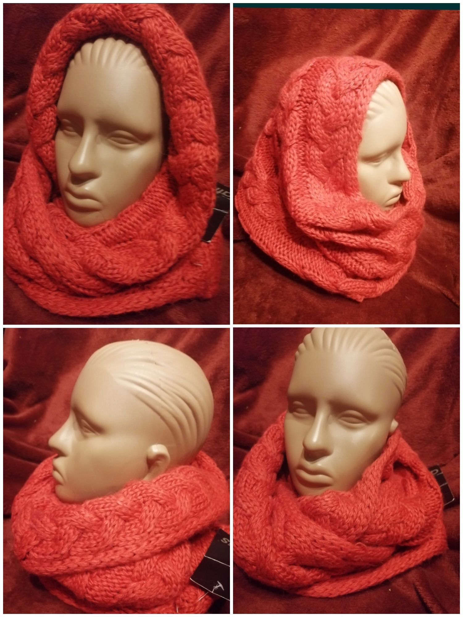Хомут, снуд жіночий(женский), перчатки жіночі ,чоловічий шарф
