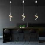 Lampa wisząca Debarrors LED chrom jadalnia sypialnia kuchnia łazienka
