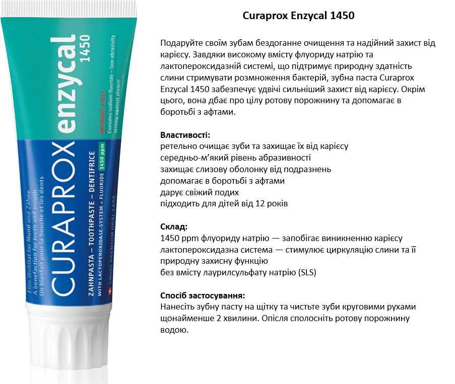 Зубна паста Curaprox