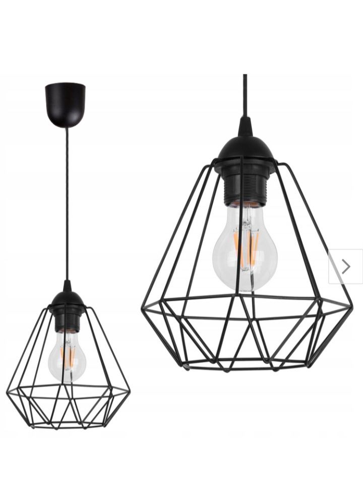 Lampa Sufitowa Wisząca DIAMENT LOFT