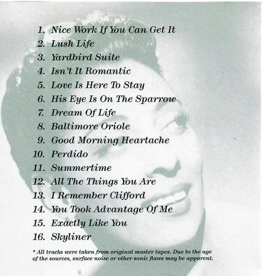 Carmen Mcrae - My Great Songs - CD - 1992 - made in Germany