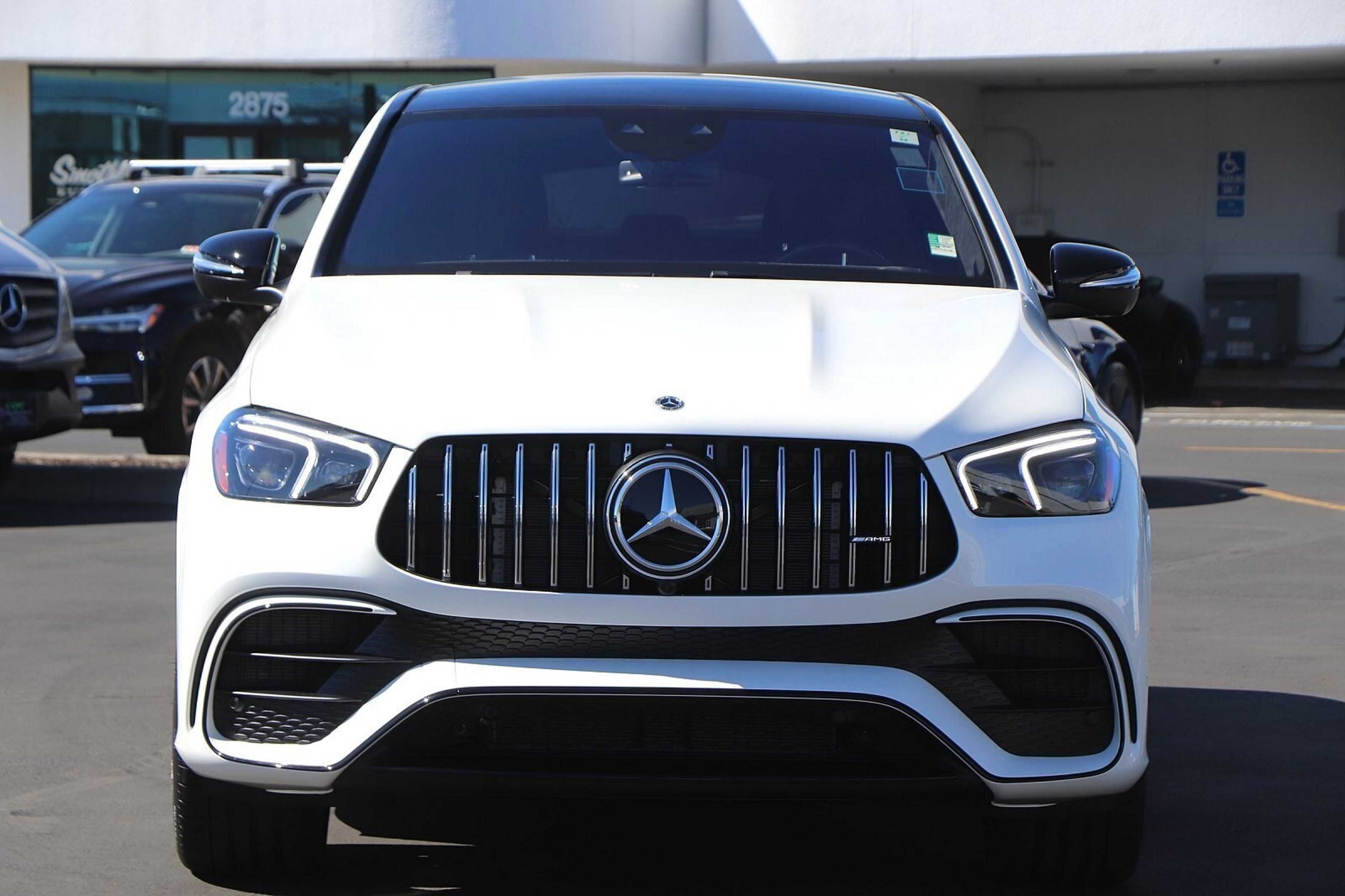 Передний бампер на mercedes gle coupe w167 c167 стиль GLE63 AMG