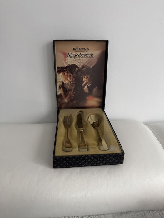 Wilkens stare srebrne sztućce dla dziecka nowy komplet