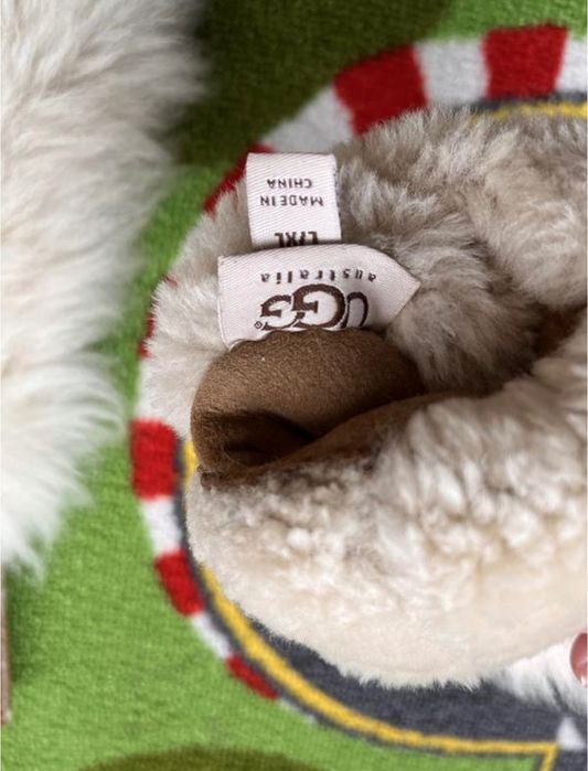 Меховые замшевые рукавицы ugg оригинал