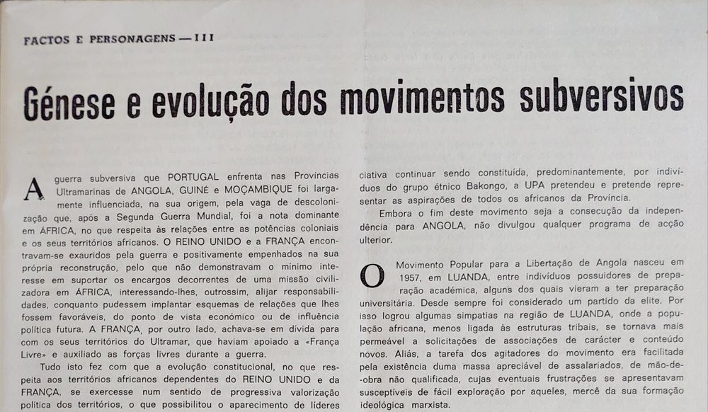 Ultramar DEZ ANOS de Guerra Subversiva