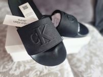 Klapki Calvin Klein Jeans płucienne nowe 42