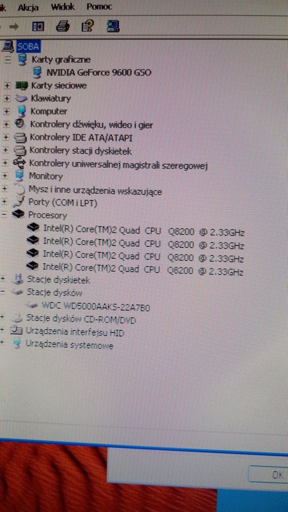 Komputer intel quad 8200 gforce 9600 gso ddr2 Win xp