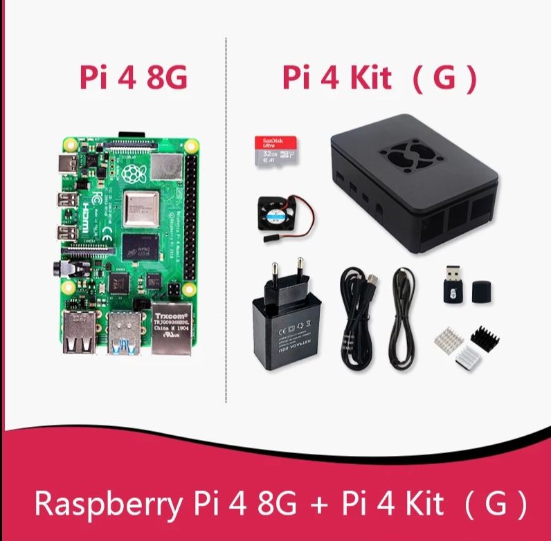 Raspberry Pi 4b 8 Gb Kit (набор)