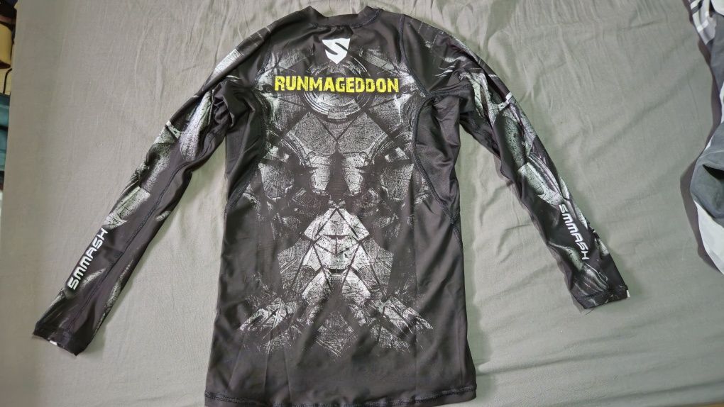Nowa Koszulka Longsleeve Smmash Runmageddon M kompresyjna Gratis buff