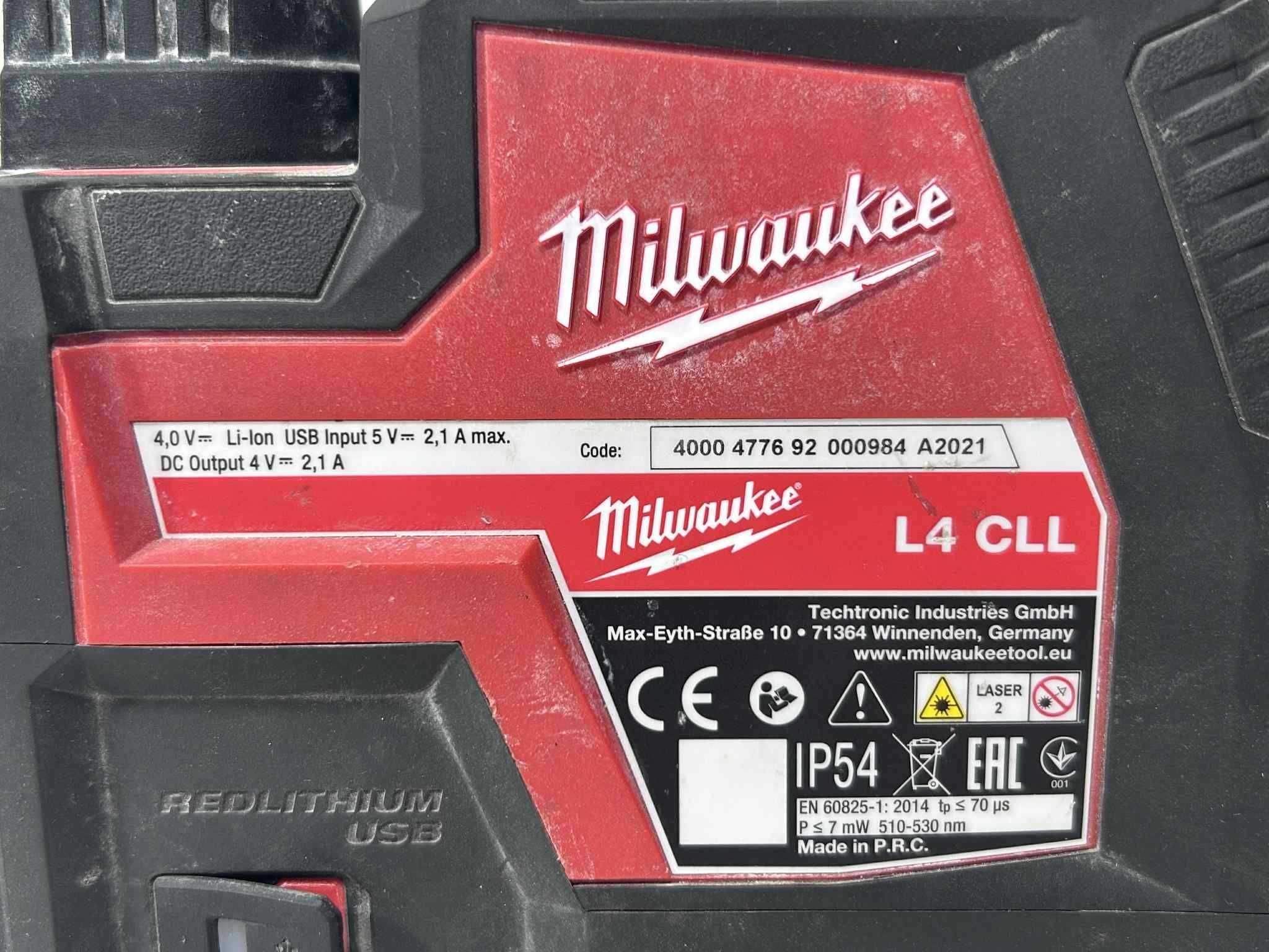 Laser krzyżowy Milwaukee L4CLL  30 m