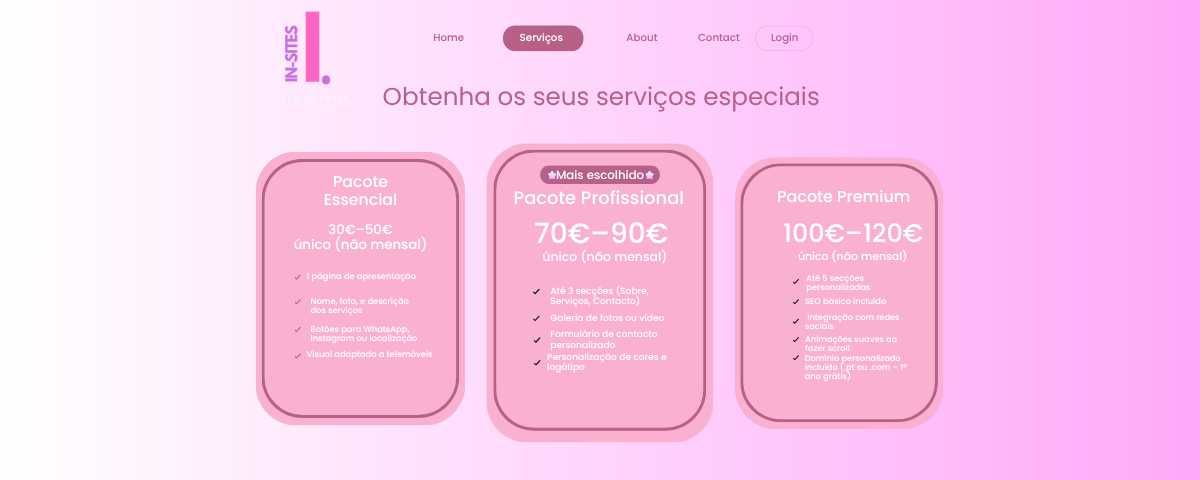 Página Web Profissional – Desde 30€