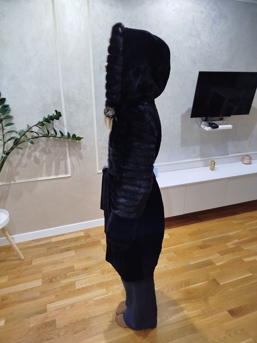 Шуба норка+ мутон