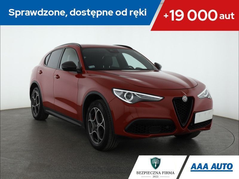Alfa Romeo Stelvio 2.0 Turbo Q4, Salon Polska, Serwis ASO, Automat, Skóra, Navi,