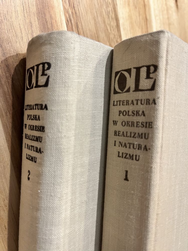 Literatura polska w okresie realizmu i naturalizmu Tom I i II