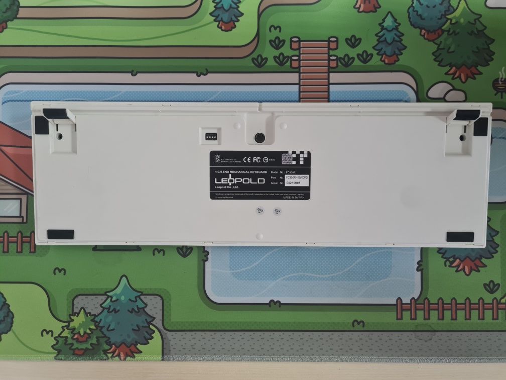 Leopold FC900R White and Grey PD Wired Keyboard / Леопольд клавиатура