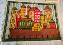 Kilim retro bardzo zadbany, wełna 150x200cm.