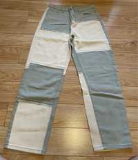 Dwukolorowe spodnie