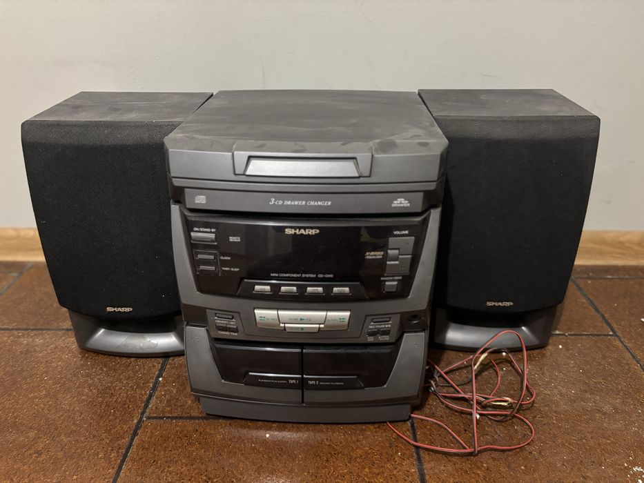 Wieża SHARP kasety/CD