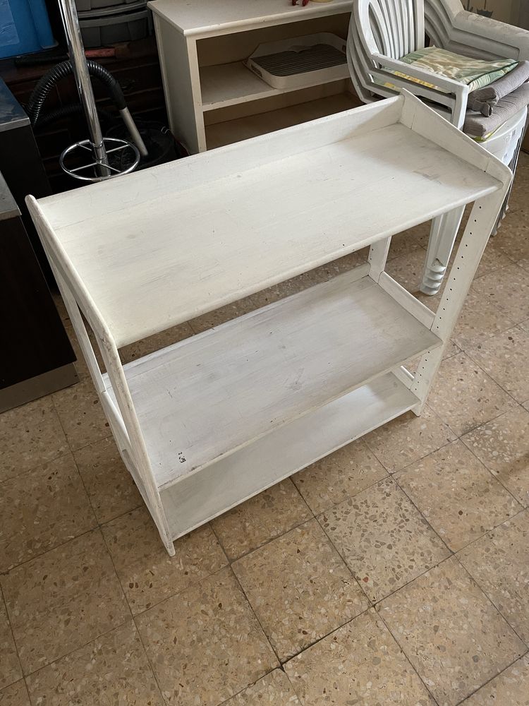 Movél branco prateleiras