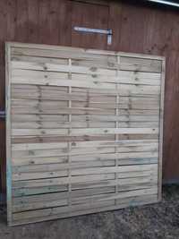 Kratka ogrodowa Płot drewniany 180#180 lamelowy (panel,przesło)balkon