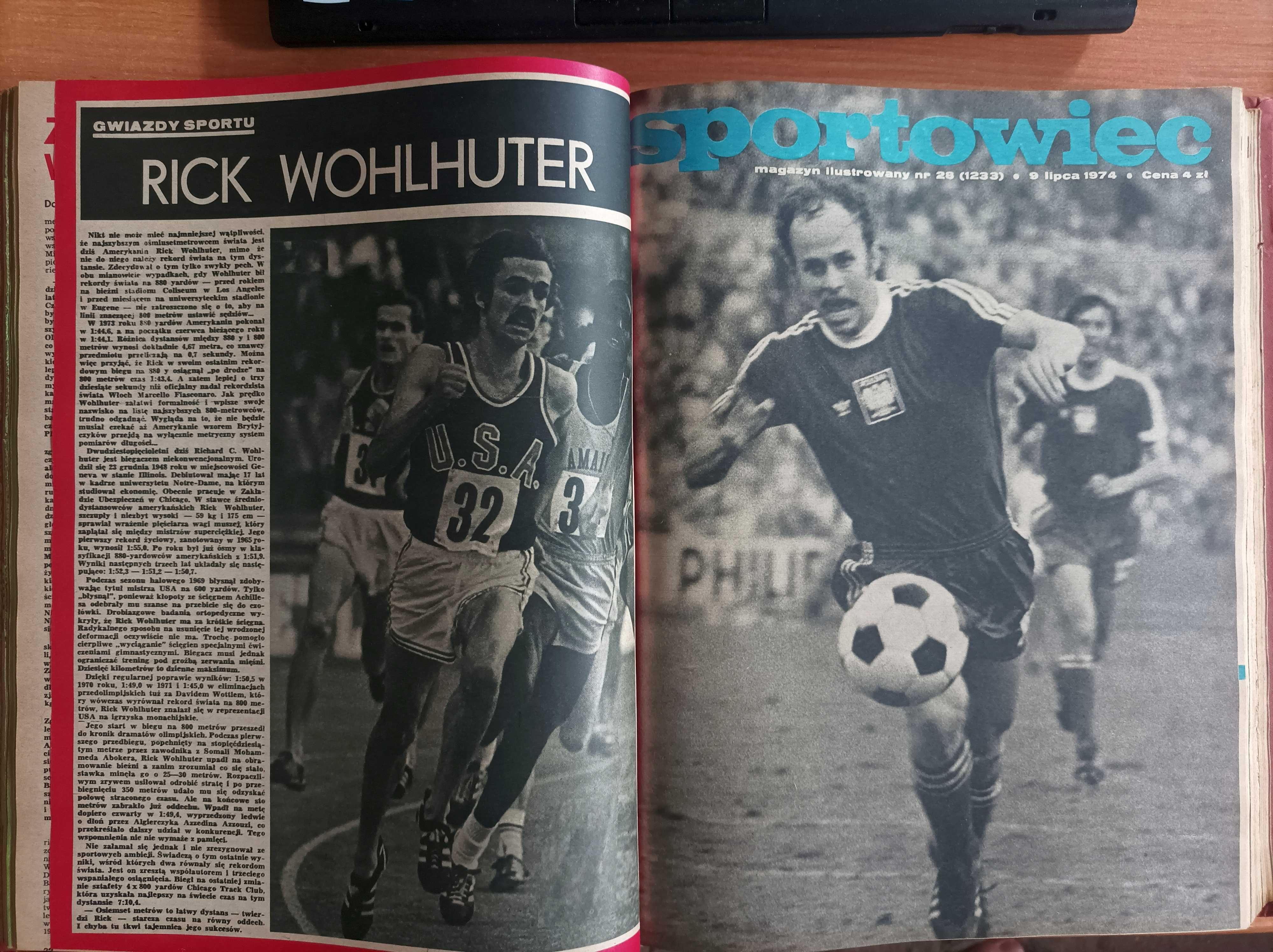 Tygodnik "Sportowiec" - rocznik 1974