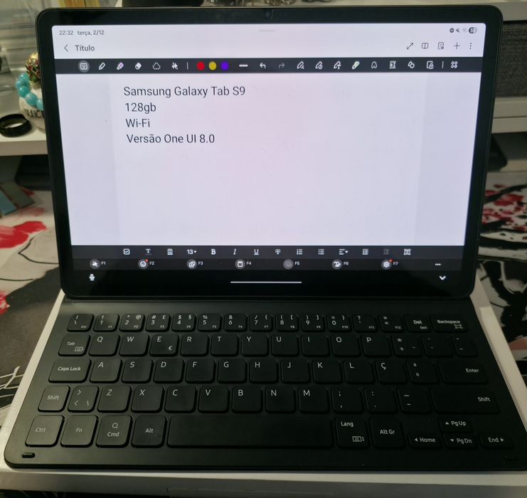 Capa Teclado Samsung Galaxy Tab S9