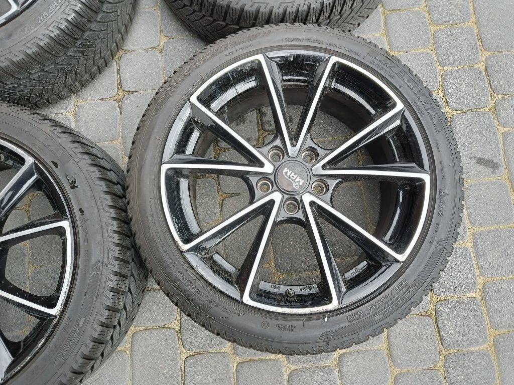 Felgi18 MAM 5x112 Audi VW Skoda opona zima 6,5mm 2019r kpl