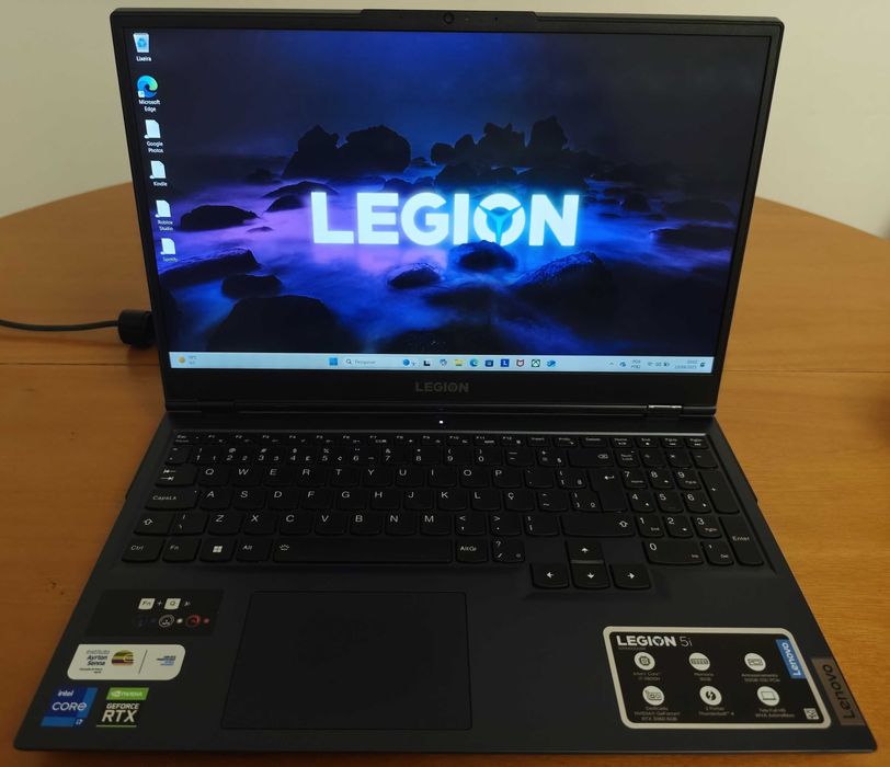 Portátil Gamer Legion 5i i7-11800H 16GB 512GB RTX3060 6GB Ecrã 120Hz