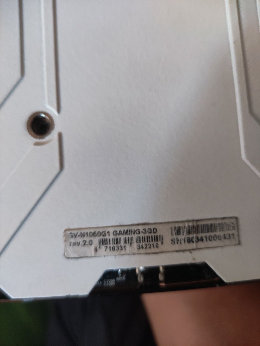 Видеокарта gigabyte g1 gtx1060 3gb custom ( с коробкой )
