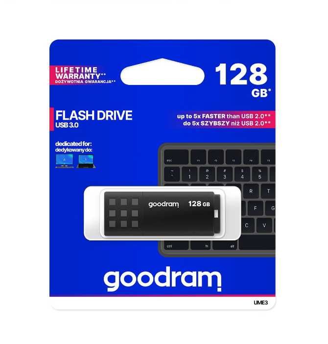 Pendrive GOODRAM USB 3.0 128GB czarny