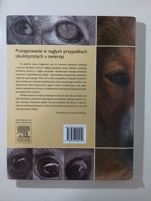 Postępowanie w nagłych przypadkach okulistycznych u zwierząt