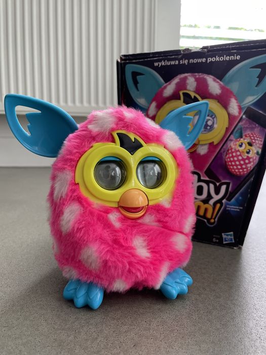 Furby Boom różowy w białe kropki PL