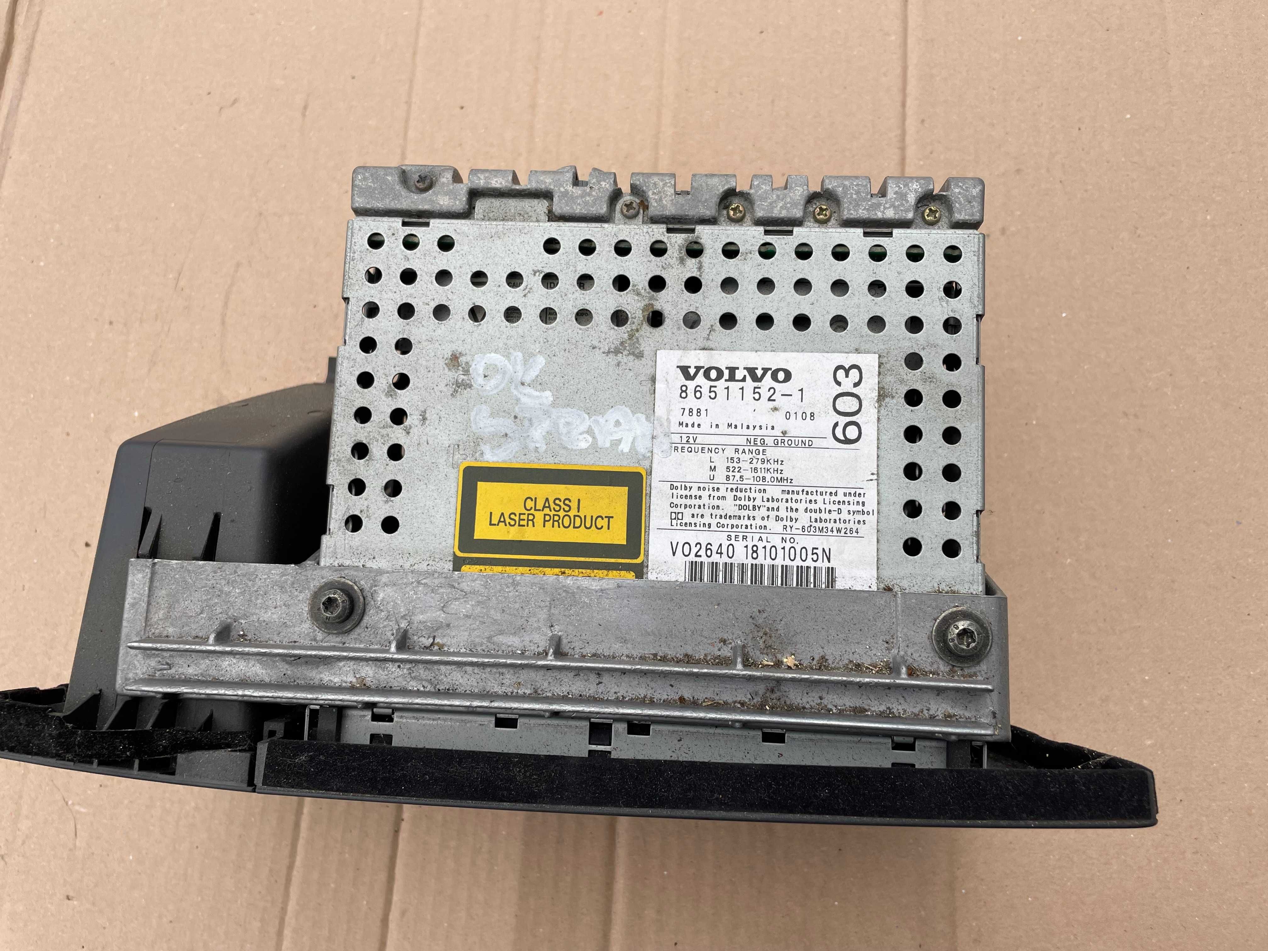 volvo v70 II s60 I xc70 radio radioodtwarzacz hu603 hu 603 865_1152_1