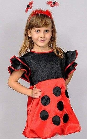 Новорічний карнавальний костюм божа корівка, сонечко