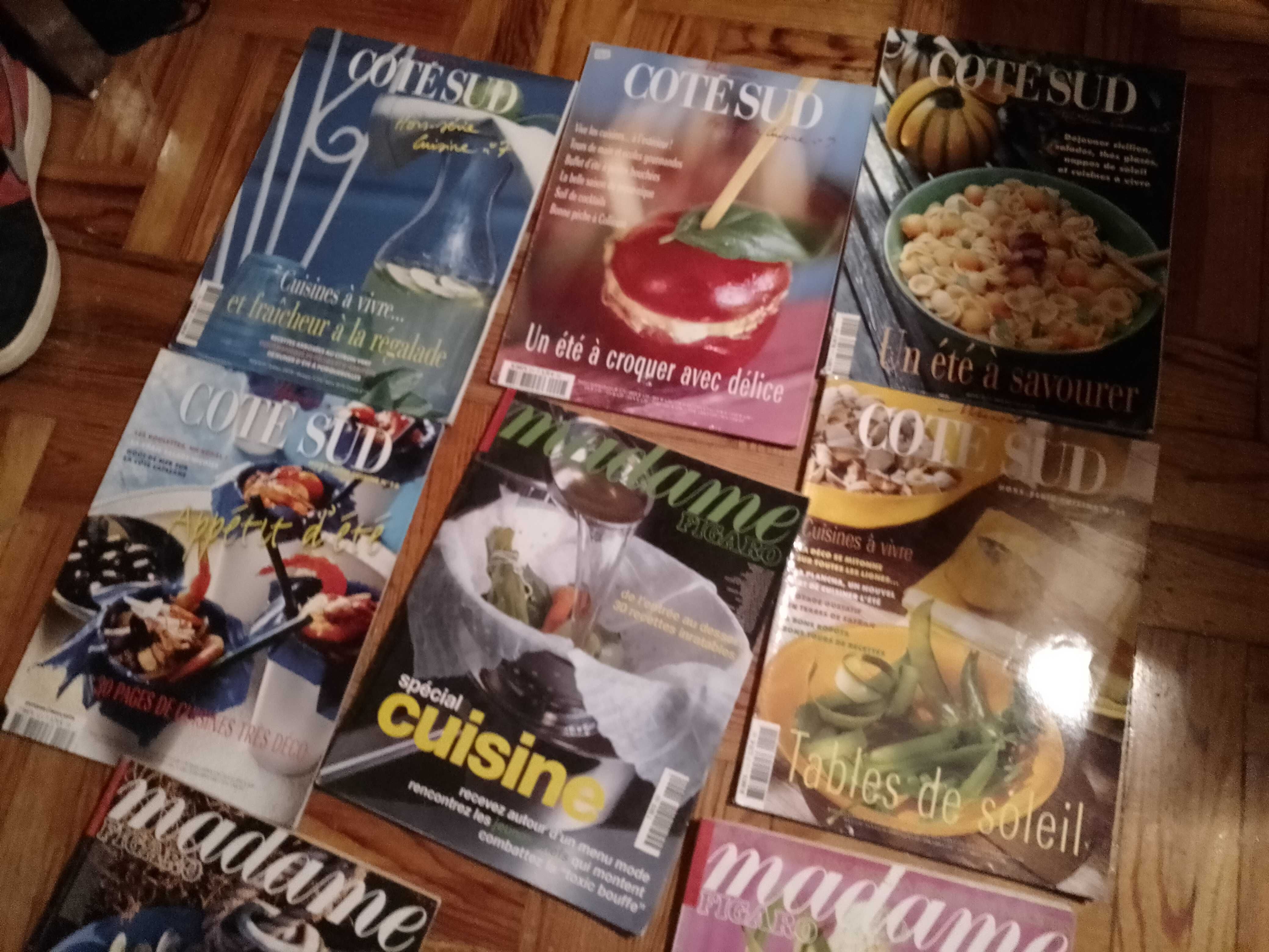 Revistas de Cozinha-Maison Coté Sud/Madame Figaro-2E-Livro-F5E Desde2E