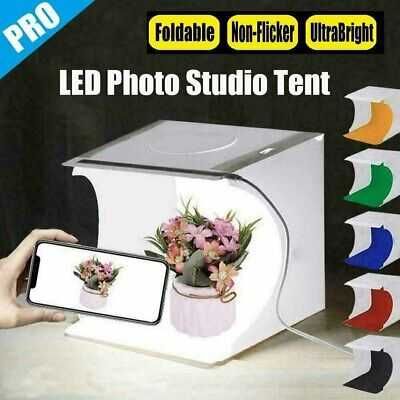 Mini Estudio Fotográfico Dobrável + Iluminação LED + 6 cenários